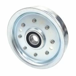 Hot Sale ✔️ Phoenix Flat Idler Pulley 4 IN Flat Dia. 5/8 IN Bore Steel, 31400075 ⌛