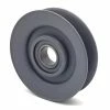 Outlet 👍 Phoenix V-Groove Idler Pulley 3 IN Dia. 5/8 In Bore Steel, 35300063 💯