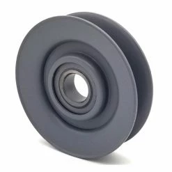Outlet 👍 Phoenix V-Groove Idler Pulley 3 IN Dia. 5/8 In Bore Steel, 35300063 💯