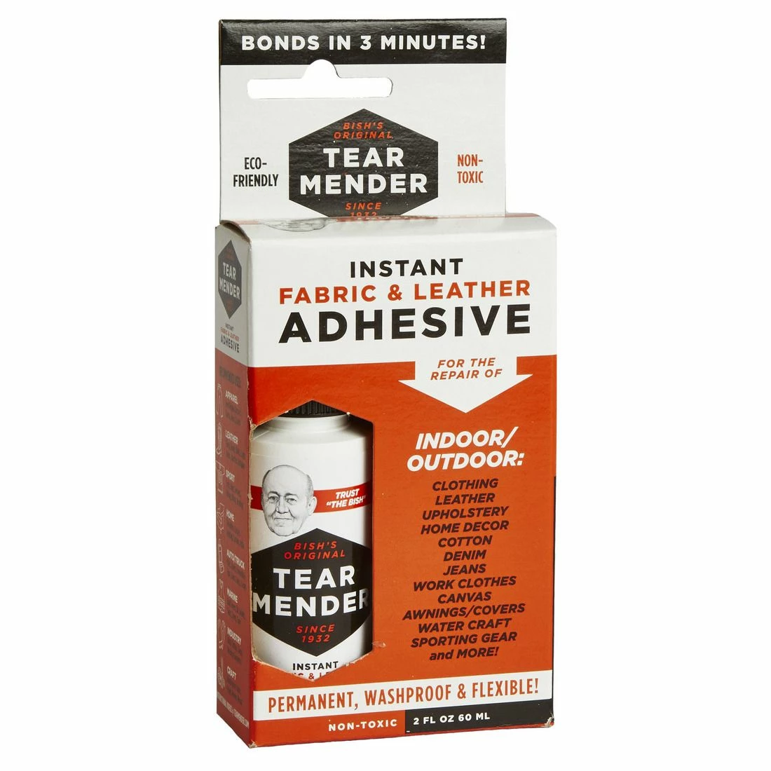 Outlet โ๏ธ Bish's Original Tear Mender Instant Fabric Adhesive, TM-1, 2 OZ ๐ 1 Outlet โ๏ธ Bish's Original Tear Mender Instant Fabric Adhesive, TM-1, 2 OZ ๐