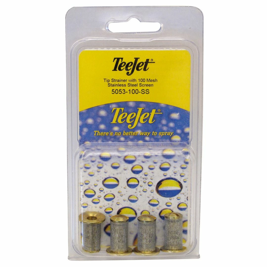 Promo โ๏ธ Teejet Tip Strainer with 100 Mesh Stainless Steel Screen, 5053-100-SS, 4-Pack, 7771505 ๐งจ 1 Promo โ๏ธ Teejet Tip Strainer with 100 Mesh Stainless Steel Screen, 5053-100-SS, 4-Pack, 7771505 ๐งจ
