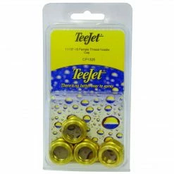 Brand new 🌟 Teejet 11/16 IN - 16 Female Thread Nozzle Cap, CP1325, 4-Pack, 7771523 🎉