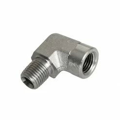 Discount 🌟 Apache Style 5502 Male Pipe Thread Female Pipe Thread 90 Deg Hydraulic Adapter, 3/8 IN x 3/8 IN, 39007427 ⌛