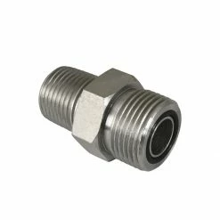 Cheap 🤩 Apache Quick Disconnect Male Oring Boss Male Pipe Thread Skid Steer Adapter, (FF2404), 5/8 IN x 1/2 IN, 39040707 🔥