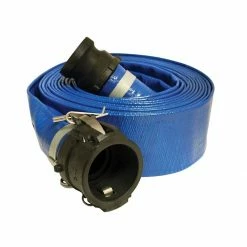 Buy ❤️ Apache Blue Standard Duty PVC Layflat Discharge Hose Assembly Polypropylene Cam Lock, 3 IN x 50 FT, 98138066 😉