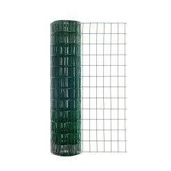 Flash Sale 🌟 Garden Craft Vinyl Garden Fence with 2 IN x 3 IN Openings, Green, 36 IN x 50 FT, 23650 🌟
