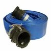 Cheapest 🎉 Apache Blue Standard Duty PVC Layflat Discharge Hose Assembly, Polypropylene Cam Lock, 2 IN x 25 FT, 98138044 😀