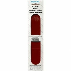 Best Sale 🔔 SMV Industries Strip Reflective Tape, Red, 2 IN x 9 IN, 4-Pack, 2RS4PK ✨