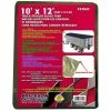 Flash Sale 👏 Erickson Industrial-Grade Truck / Trailer Poly Tarp, Black, 57042, 10 FT x 12 FT 💯