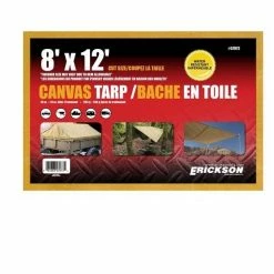 Buy 🔥 Erickson Canvas Tarp, 57073, 8 FT x 12 FT 😍