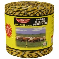 Outlet 💯 Parmak Baygard Heavy Duty Electric Fence Wire, 1312 Feet / 400 Meters, 122 ❤️