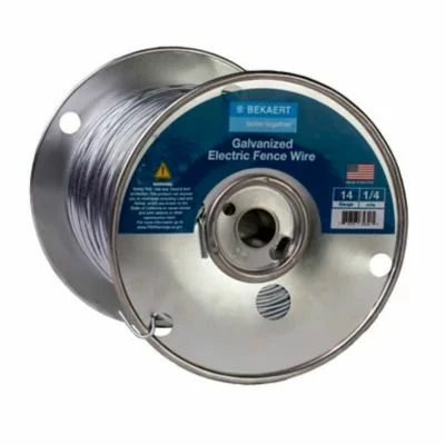 Deals ๐ Bekaert 14 Gauge 1320 FT Galvanized Electric Fence Wire, 118220 ๐ 1 Deals ๐ Bekaert 14 Gauge 1320 FT Galvanized Electric Fence Wire, 118220 ๐