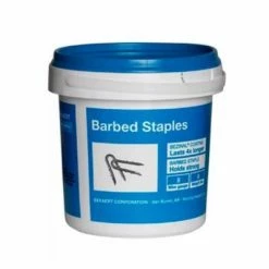 Best Pirce 👏 Bekaert Barbed Fence Staple, 8 Gauge, 1.7 IN Bezinal 🧥 Coated, 8 LB Bucket, 658132 🧨