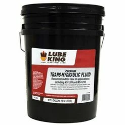 Discount 👍 Lube King Case IH Premium Trans-Hydraulic Fluid, LU24IH5P, 5 Gallon ❤️